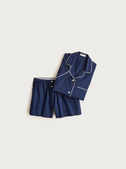 J.CREW Pajama short set in end-on-end cotton