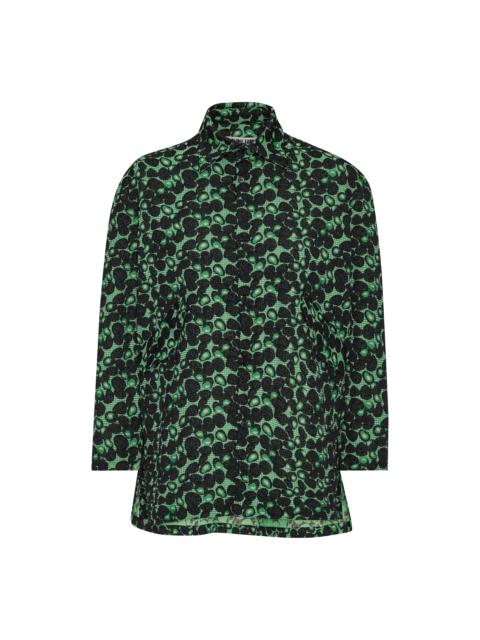 HENRIK VIBSKOV LOVE YOU BLOUSE - DARK GREEN BERRIES