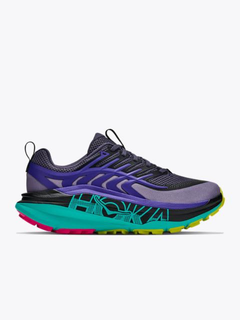 HOKA Women's Stinson 8 Shoes in Squid Ink/Electric Aqua