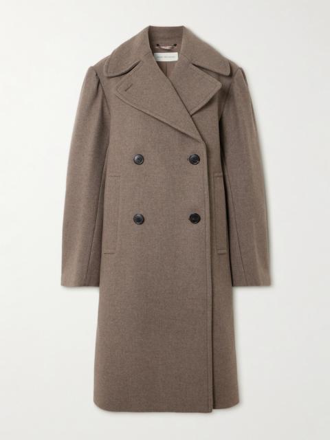 Dries Van Noten Oversized Wool-blend Double-breasted Coat