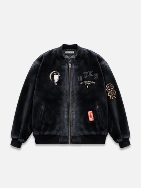 DUKE + DEXTER PD Lucky 7 Sunfade Black Souvenir Jacket