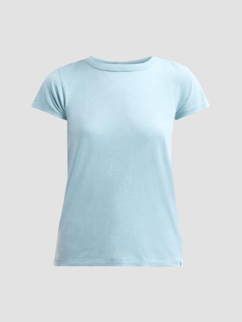 rag & bone Women's The Slub Cotton T-Shirt - Teal Blue