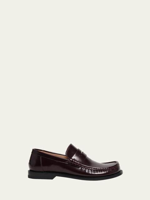 Loewe Campo Leather Penny Loafers