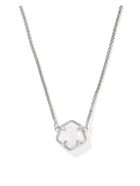 KENDRA SCOTT Jaxon Silver Short Pendant Necklace