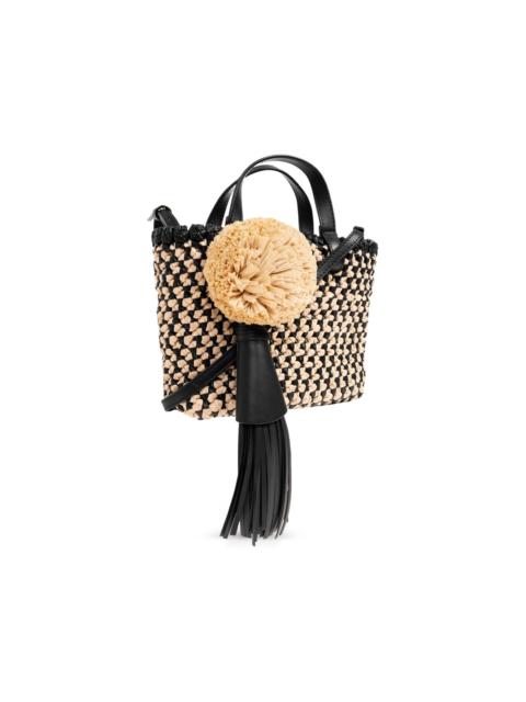 ULLA JOHNSON Lali woven tote bag