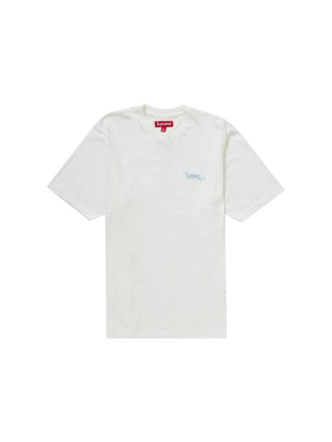 Supreme Washed Tag S/S Top White