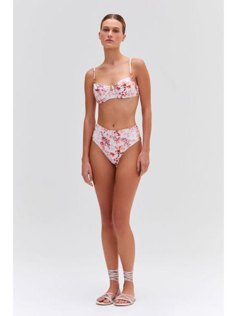PatBO Floral Haze High Leg Bikini Bottom