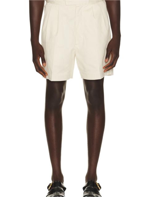 PERCIVAL Blake Double Pleated Shorts