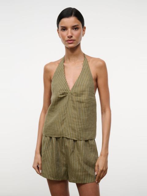 STAUD STAUD CORSO LINEN TOP PORTO STRIPE