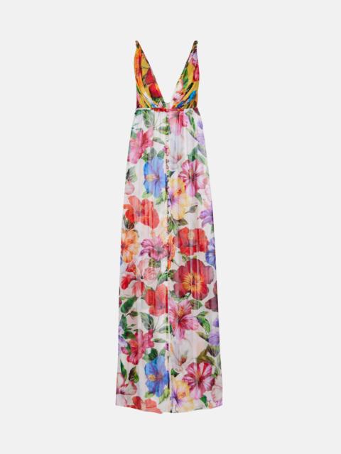 Dolce & Gabbana Floral silk chiffon top