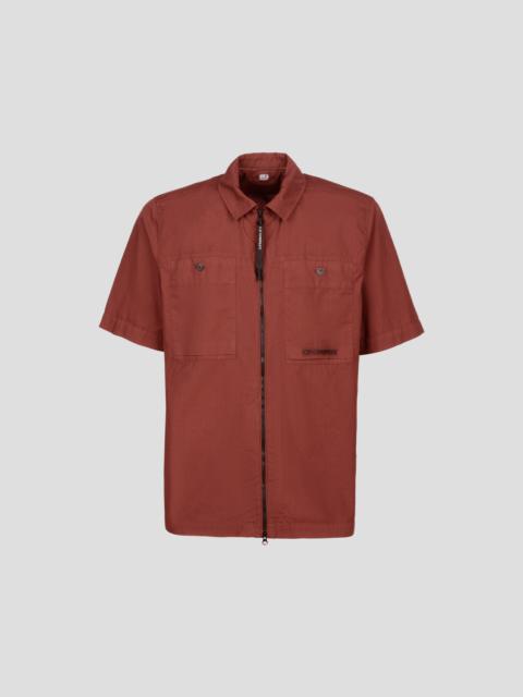 C.P. Company Cotton Rip-Stop Zipped Shirt