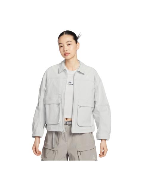 Nike (WMNS) Nike ACG Smith Summit UV Protection Jacket 'Photon Gray Fog Gray' HV0584-025