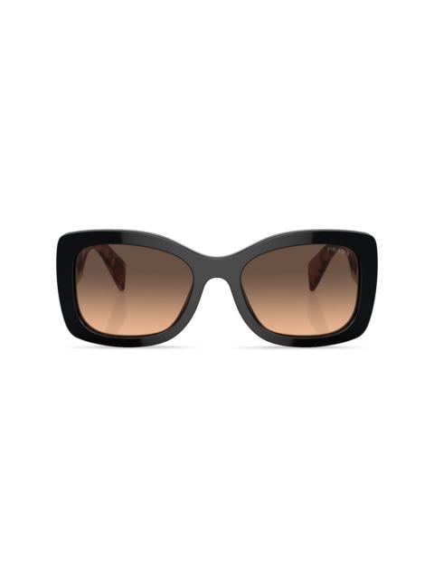 Prada logo-lettering square sunglasses