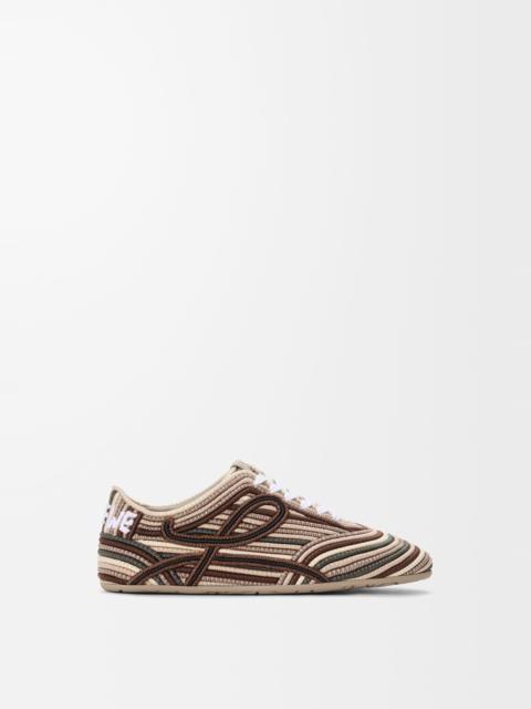 Loewe Yago sneaker in embroidered canvas