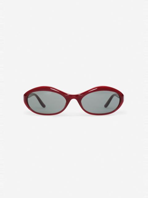 MAGDA BUTRYM Oval sunglasses in burgundy