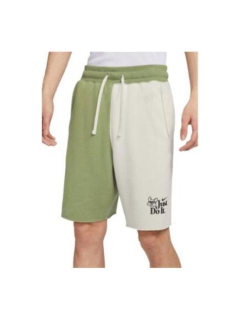 Nike Nike Just Do it Shorts 'Green White' FV1130-386