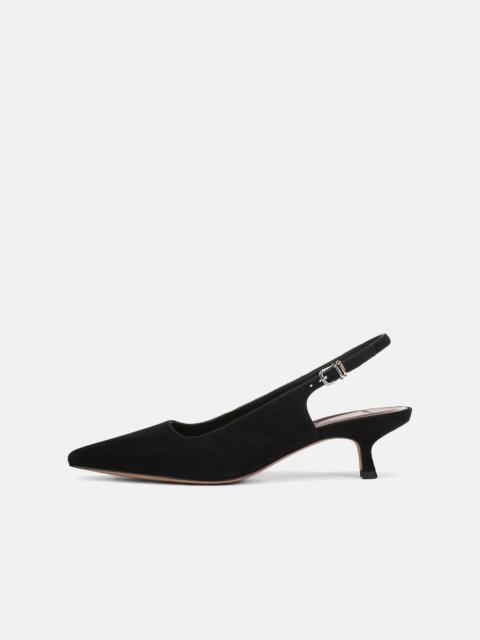 Vince Sabra Suede Slingback Heel