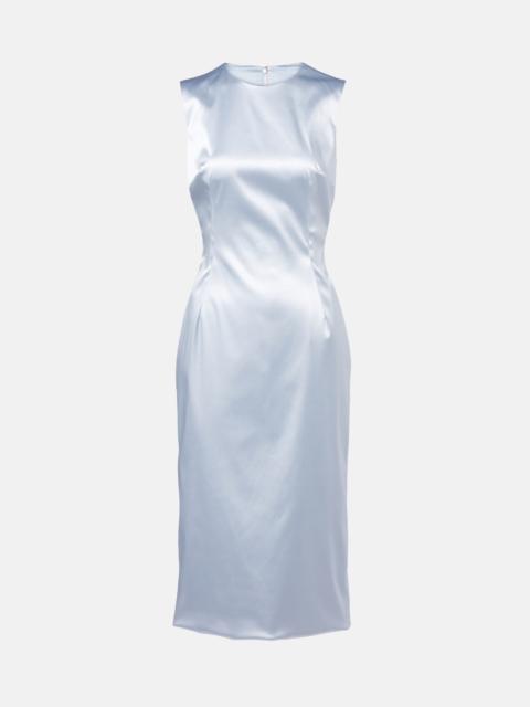 Dolce & Gabbana Satin midi dress