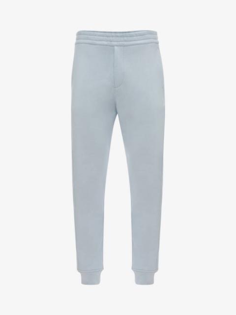Alexander McQueen Men's McQueen Signature Joggers in Spring Blue