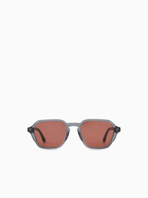 GIORGIO ARMANI MEN’S SQUARE SUNGLASSES
