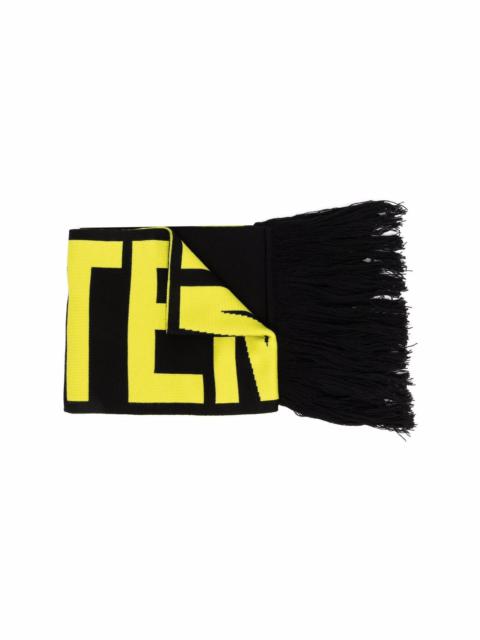 VETEMENTS Double-logo merino scarf