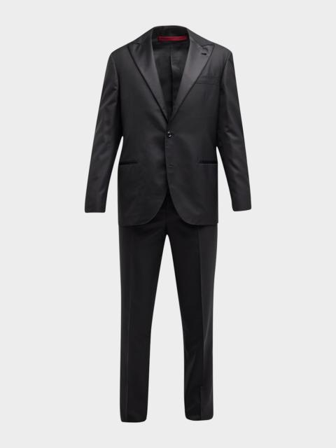 Brunello Cucinelli Men's Solid Peak-Lapel Tuxedo