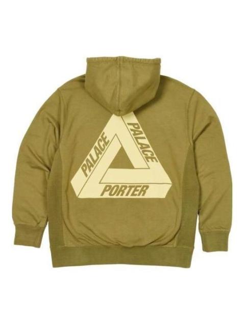 Palace X Porter SS23 Logo Hoodie 'Yellow' PAL-SS23-101