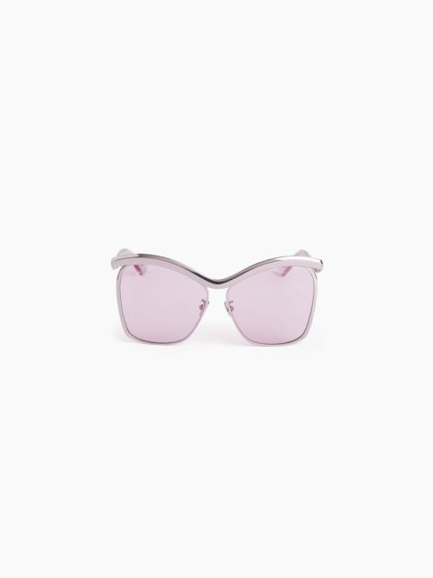NINA RICCI High-tide oversize shiny lilac gold Sunglasses