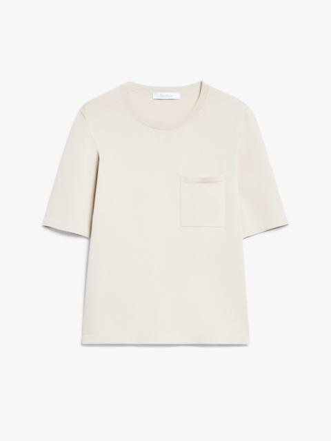 Max Mara TAHITI Crêpe viscose yarn T-shirt