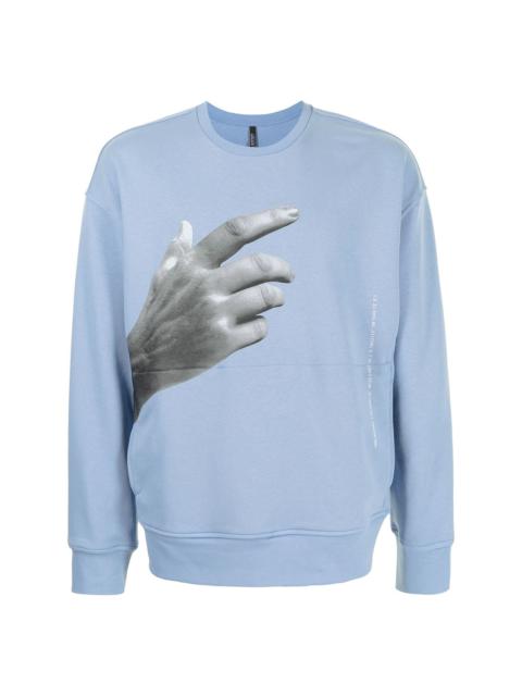 Neil Barrett 'The Other Hand Series' sweatshirt
