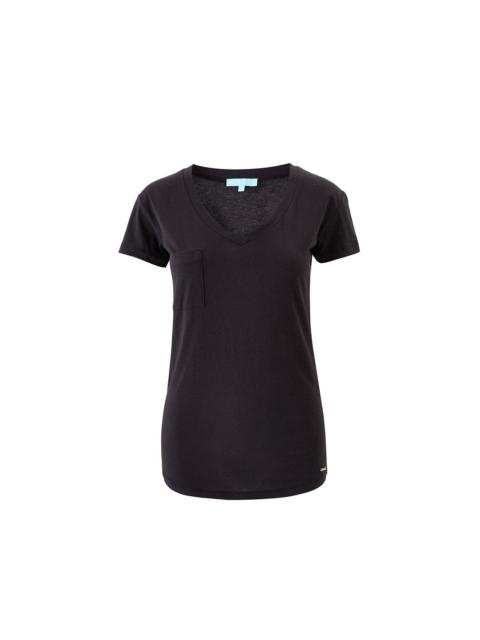 MELISSA ODABASH EXCLUSIVE HADLEY BLACK T-SHIRT