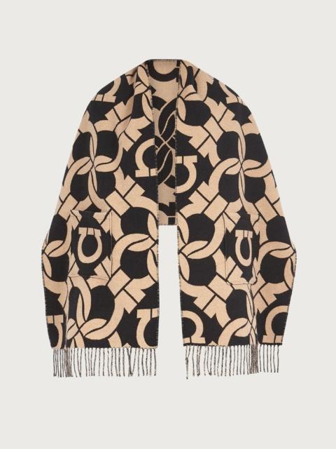 FERRAGAMO GANCINI SCARF
