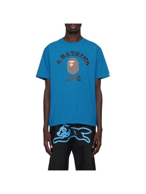 A BATHING APE® College Tee "Blue" 242546M213212