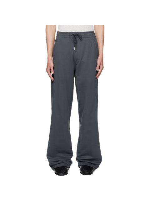 Dries Van Noten Blue Drawstring Sweatpants