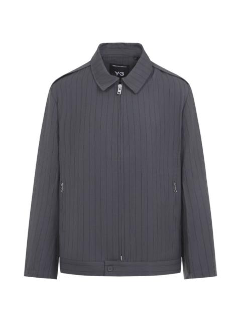 Y-3 pinstriped overshirt