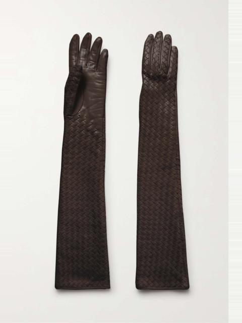 Bottega Veneta Intrecciato leather gloves