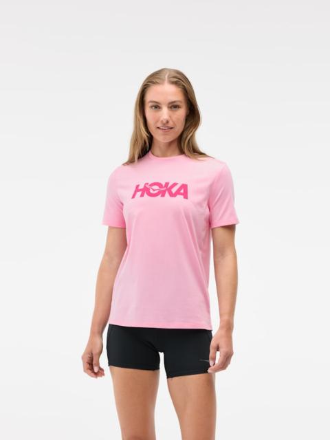 Women's Core Logo CTN SS Tee Shirt in Bubble Gum