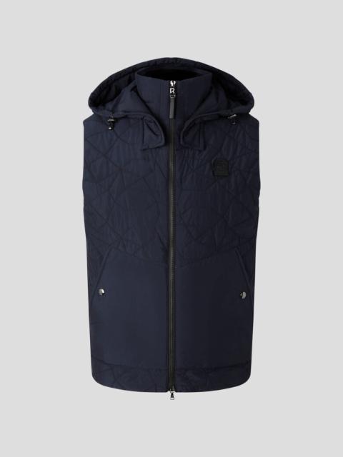 BOGNER Simon Quilted waistcoat in Navy blue