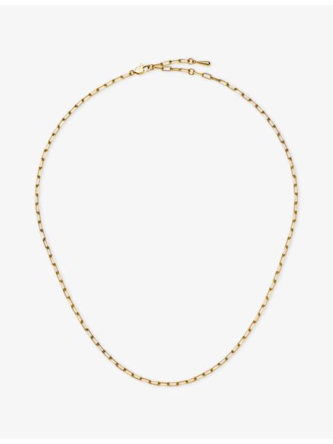 MISSOMA Mini Paperclip 18ct Gold-Plated Stainless Steel Chain Necklace