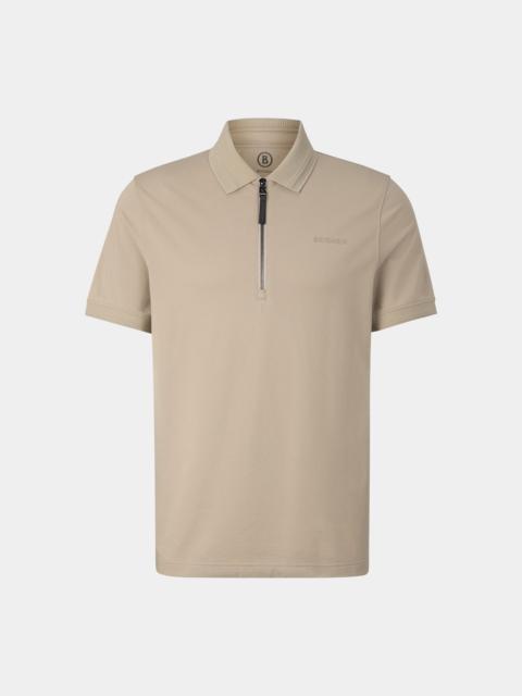 BOGNER Timo piqué polo shirt in Beige