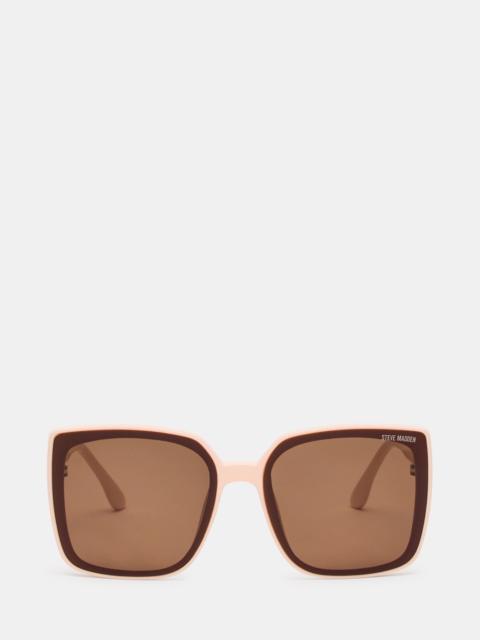 STEVE MADDEN MALERIE SUNGLASSES TAN