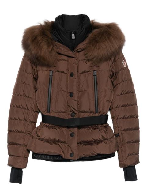 belted puffer jacket