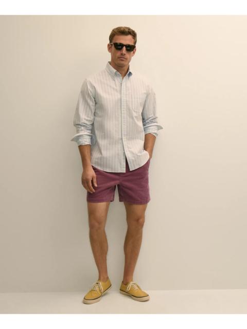 Brooks Brothers 6" Friday Shorts in 8-Wale Cotton Corduroy