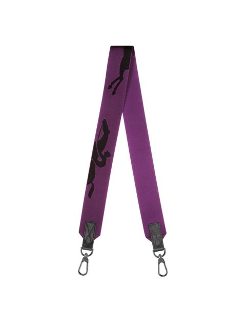 Longchamp 3D Shoulder strap Violet - Canvas