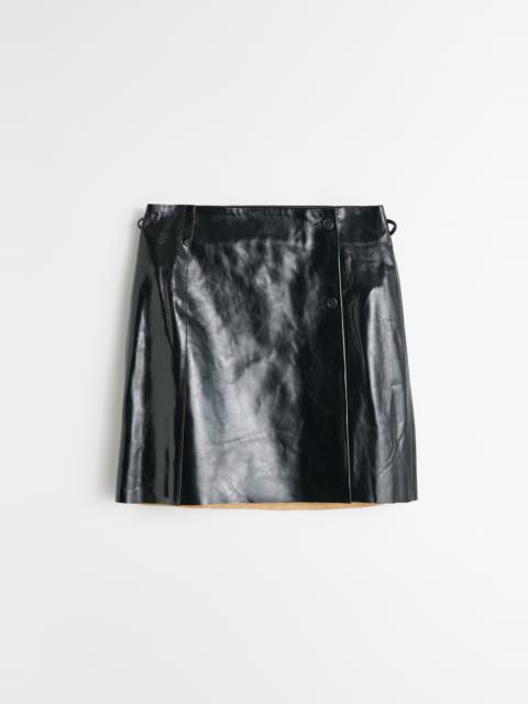 Our Legacy Short Sarong True Dye Black Leather