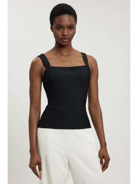 KAREN MILLEN Figure Form Bandage Strappy Top