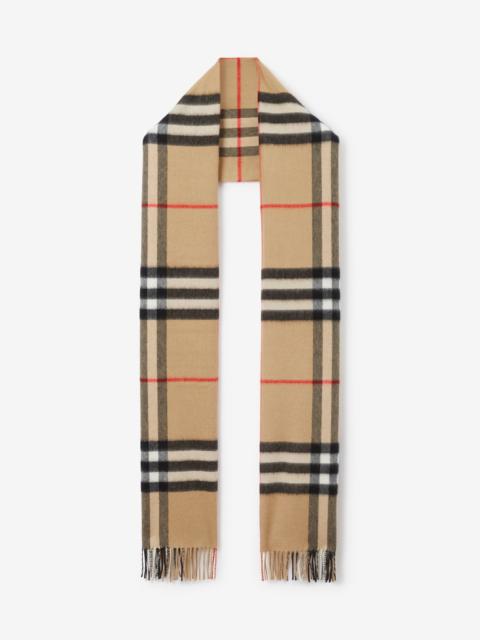 Burberry Exaggerated Check Cashmere Scarf