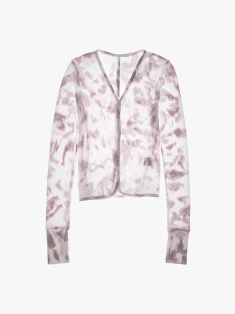 Helmut Lang RIBBED CLOUD-DYED CARDIGAN