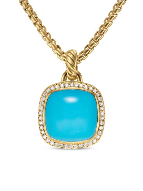 DAVID YURMAN Women's Albion Pendant in 18K Yellow Gold - Turquoise