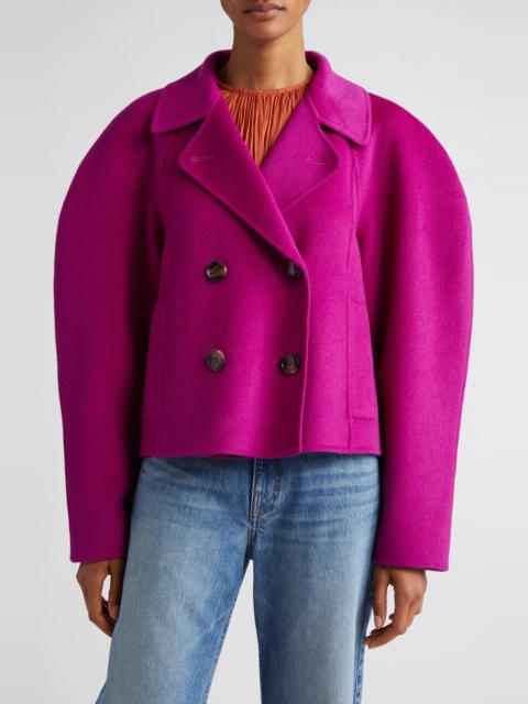 Coralie Double Breasted Wool Blend Jacket